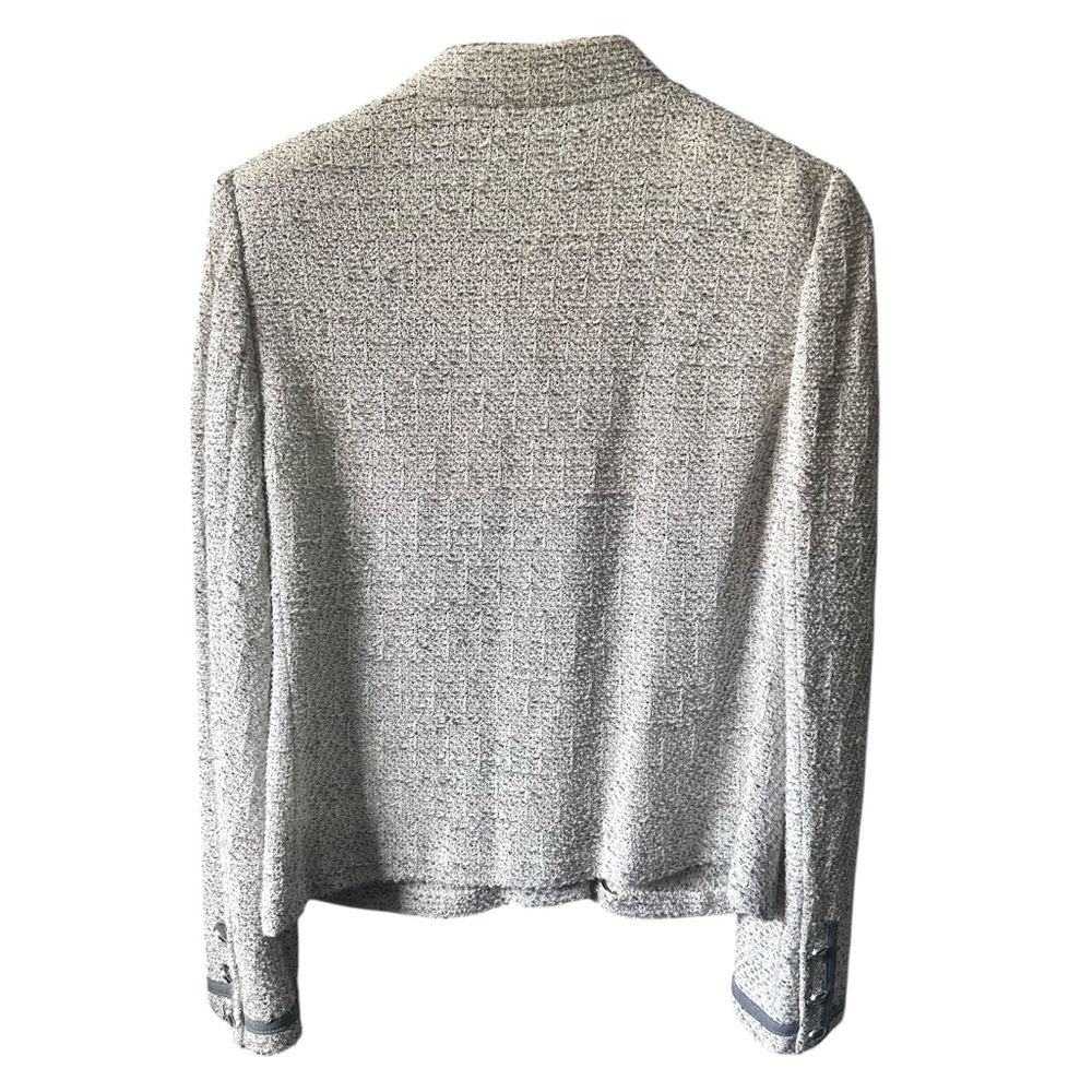 St John Collection Knitted Jacket Cream Size 14 Wool - Picture 2 of 8